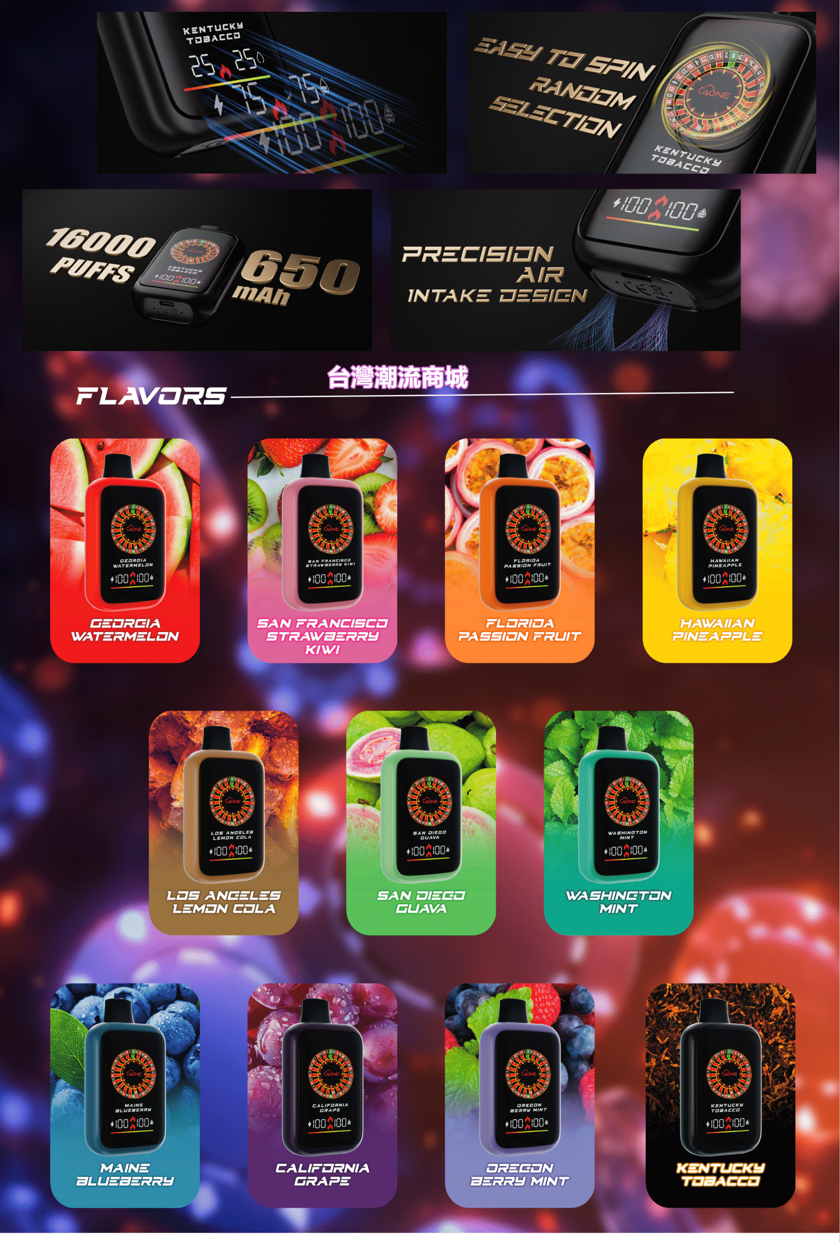 AONE VAPE CasinoX 16000Puffs